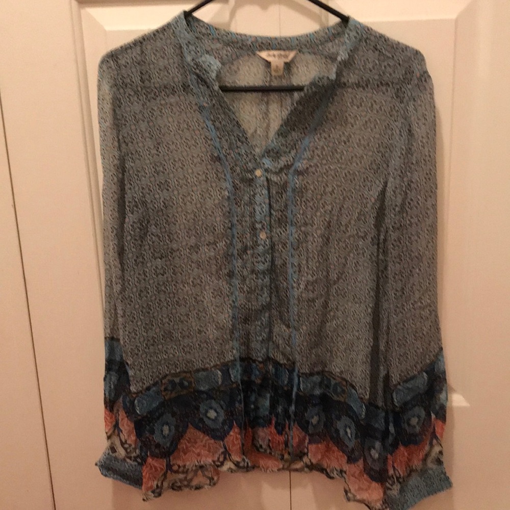 Lucky Brand never wore blouse